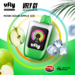 브이플라이 VFLY C1 민 사워애플 아이스 일회용 전자담배