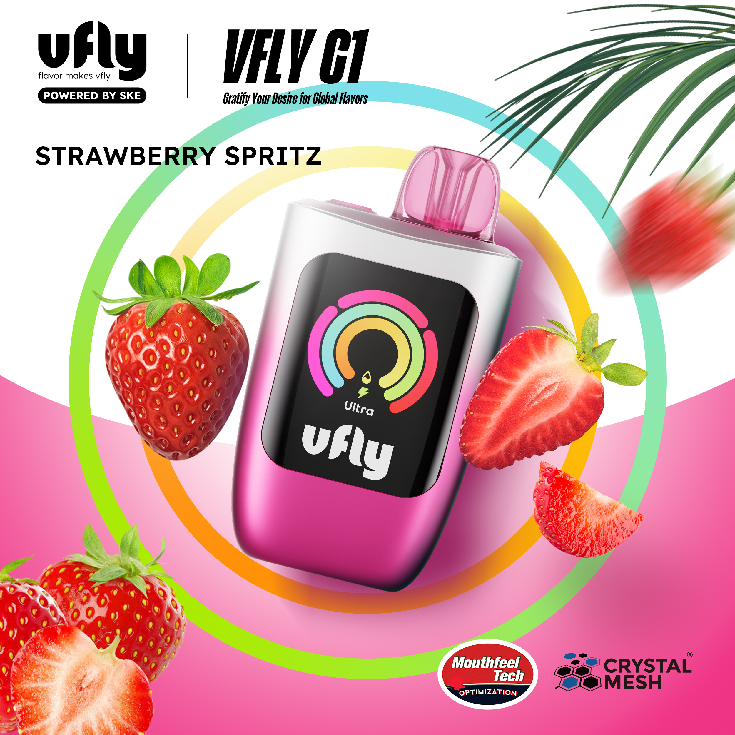 STRAWBERRY-SPRITZ 브이플라이 VFLY C1 스트로베리 스프릿츠 일회용 전자담배 - 이미지 1