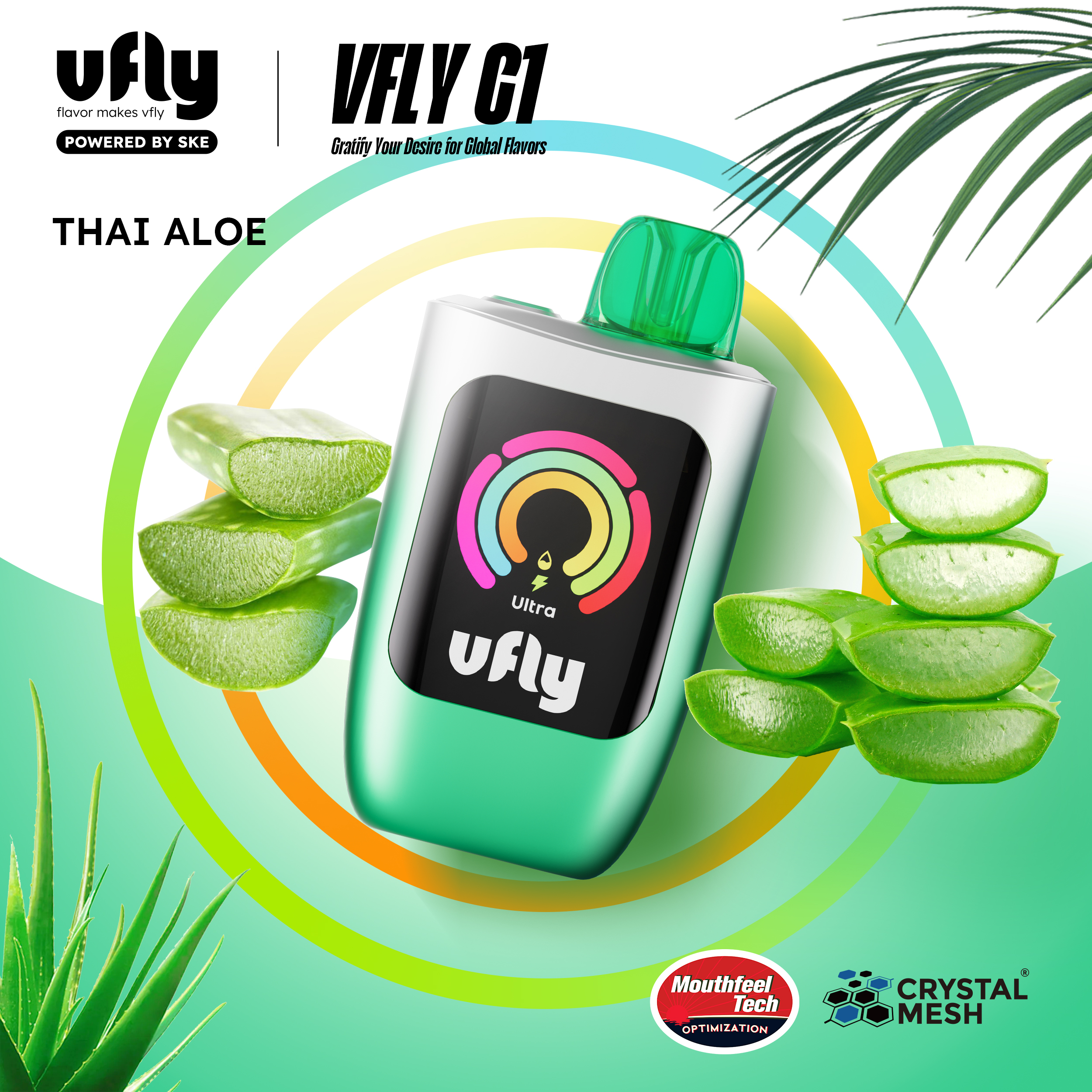 THAI-ALOE 브이플라이 VFLY C1 타이 알로에 일회용 전자담배 - 이미지 1