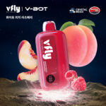브이플라이 VFLY V-BOT 화이트 피치 라즈베리 일회용 전자담배